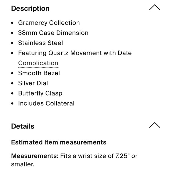 Kate Spade Gramercy Watch Silver - Picture 5 of 5